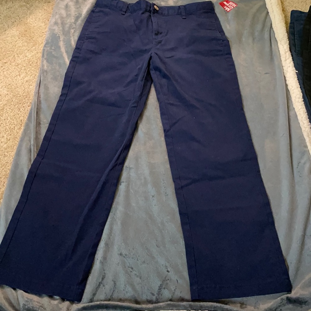 School uniform husky navy blue pants